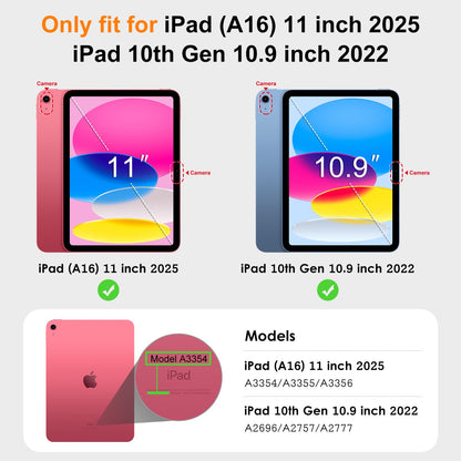 DTTO Funda para iPad de 10ª / 11ª Generación (10.9" / 11")