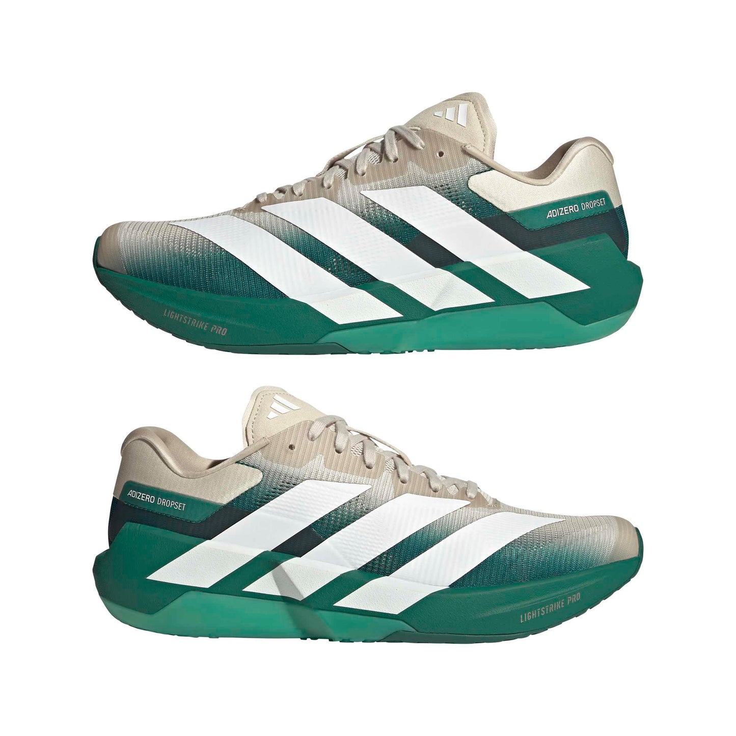 adidas Men's Adizero Dropset Pro Training, Alumina/Collegiate Green/White