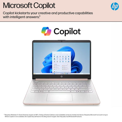HP Laptop para Estudiantes y Negocios 14" (628GB / Rose Gold)