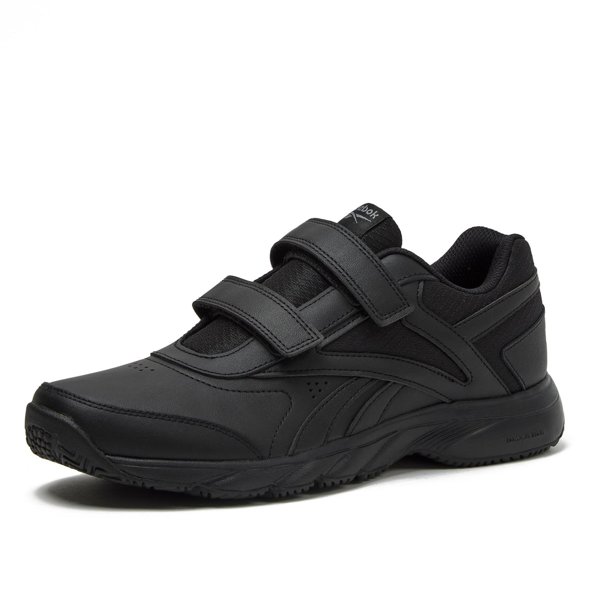 Reebok Work N Cushion 4.0 KC Black Non Slip Work Men Shoes, Hook and Loop Mens Walking Shoes, Black/Cold Grey5/Black
