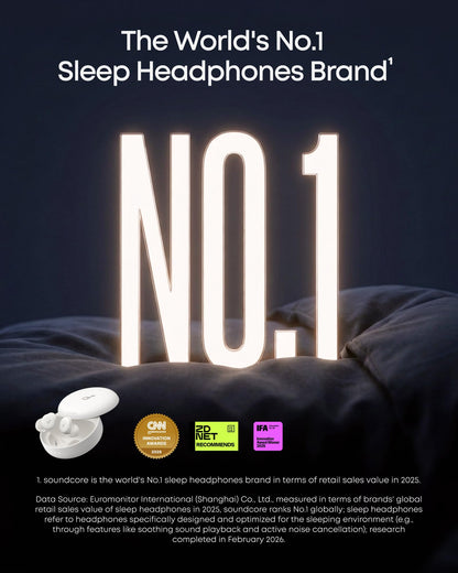 Soundcore Auriculares para Dormir Sleep A30 por Anker (Renovado)