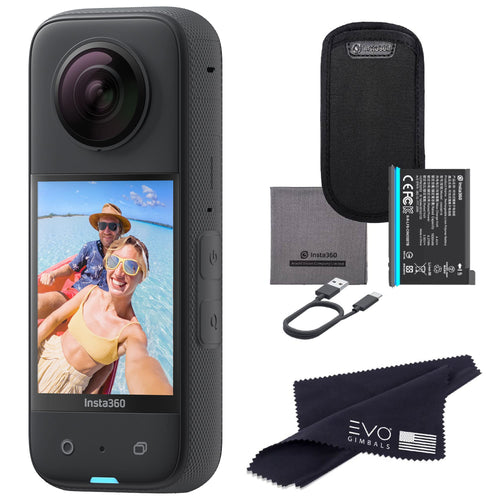 insta360 Cámara de Acción Impermeable X3 360 Grados (Negro)