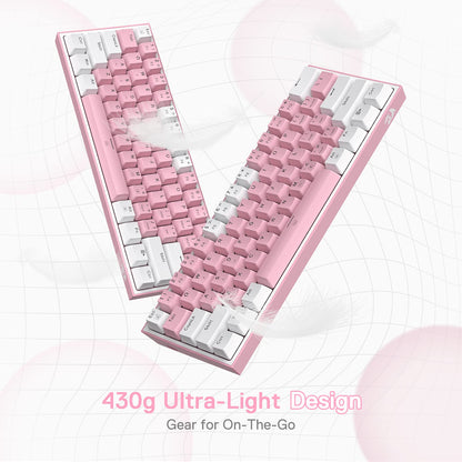 Redragon Teclado Mecánico para Juegos K617 Fizz (60% / RGB)