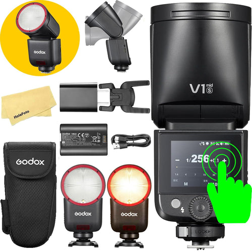 GODOX V1 Mid S Flash de Cámara TTL para Sony