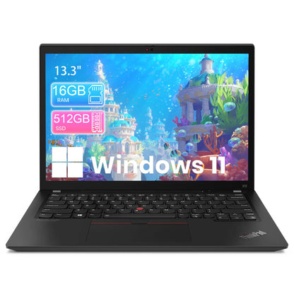 Lenovo Computadora Portátil ThinkPad X13 (512GB / Renovada)