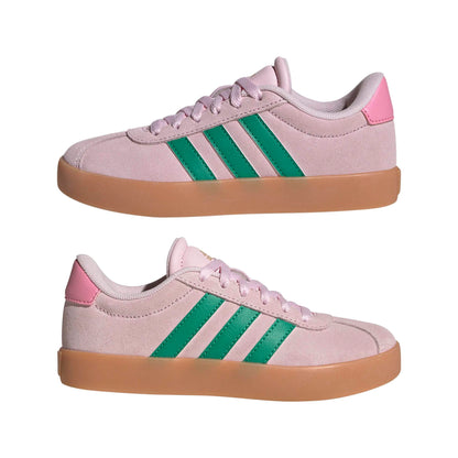 Adidas Unisex-Kids VL Court 3.0, Clear Pink/Court Green/Gum