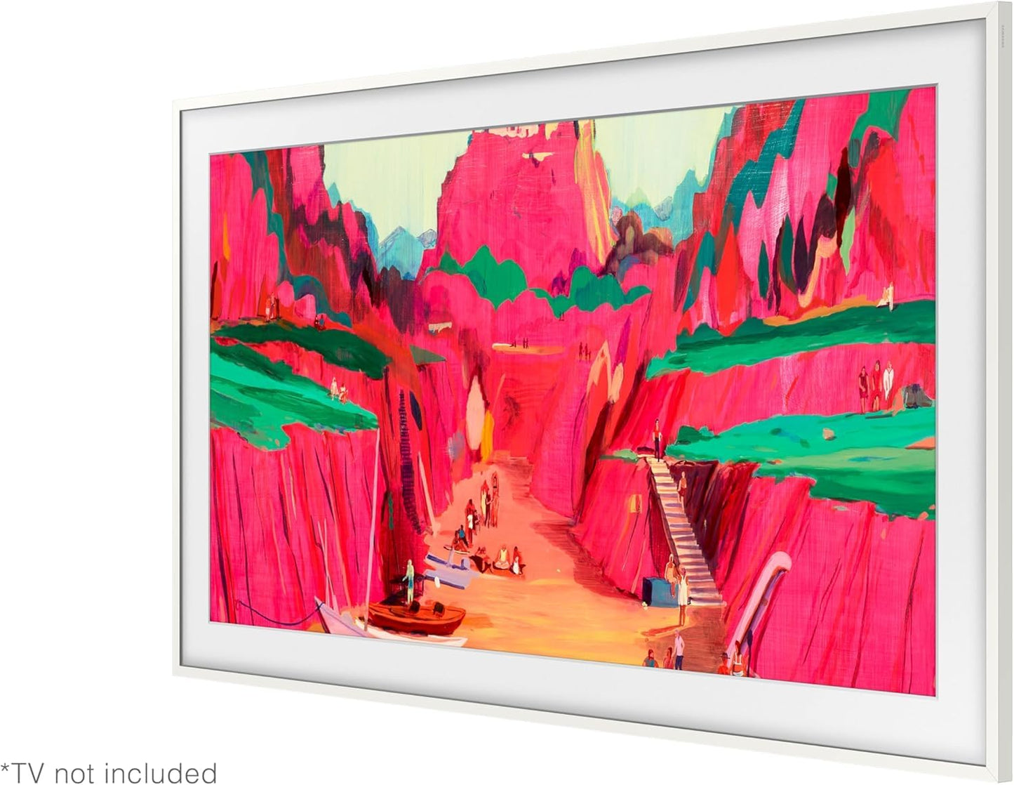 Samsung Bisel Personalizable para TV The Frame de 65 Pulgadas (Blanco Moderno)