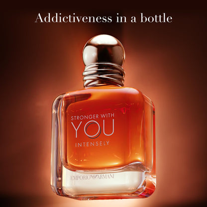 Armani Beauty Set Stronger With You Intensely de 2 Piezas para Hombre (1 Fl Oz y 0.3 Fl Oz)