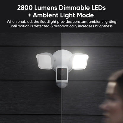 WYZE Cámara Reflector v2 de Seguridad 2K HD