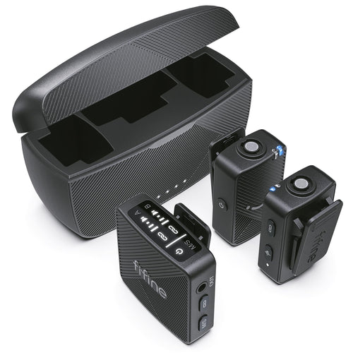 FIFINE Micrófono Lavalier Inalámbrico M9 (Paquete de 2)