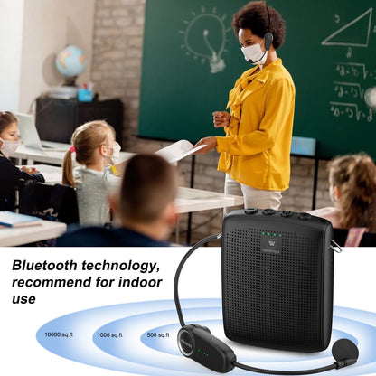 WinBridge Amplificador de Voz Portátil con Bluetooth (15W / Modelo WB002)