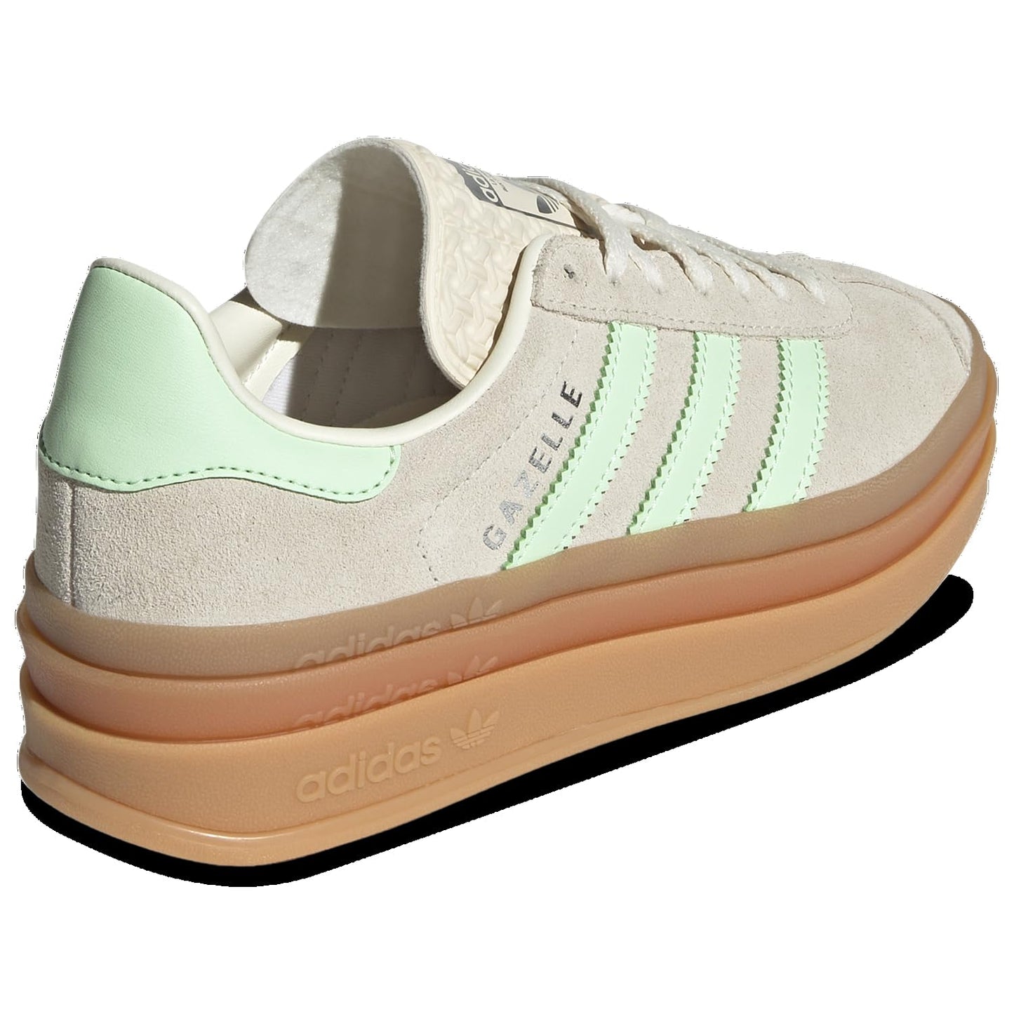 adidas Originals Gazelle Bold - Girls' Grade School (JQ7410, Green/Tan)