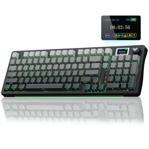 AULA Teclado Mecánico Inalámbrico Gaming S98 Pro (Con Pantalla)