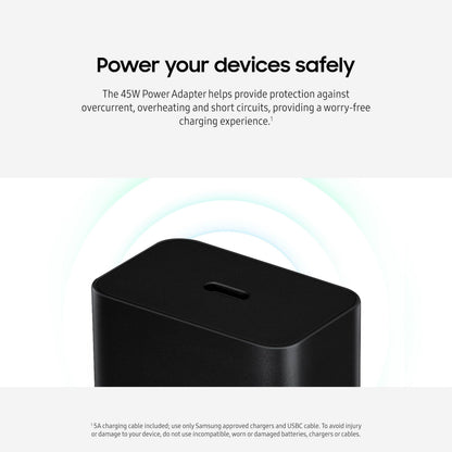 SAMSUNG Cargador de Pared de 45W (EP-T4511XBEGUS / Negro)