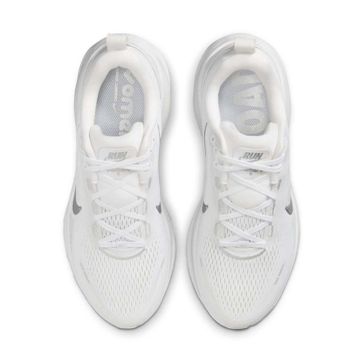 Nike Women's Vomero 18 White/Metallic Silver/Photon Dust
