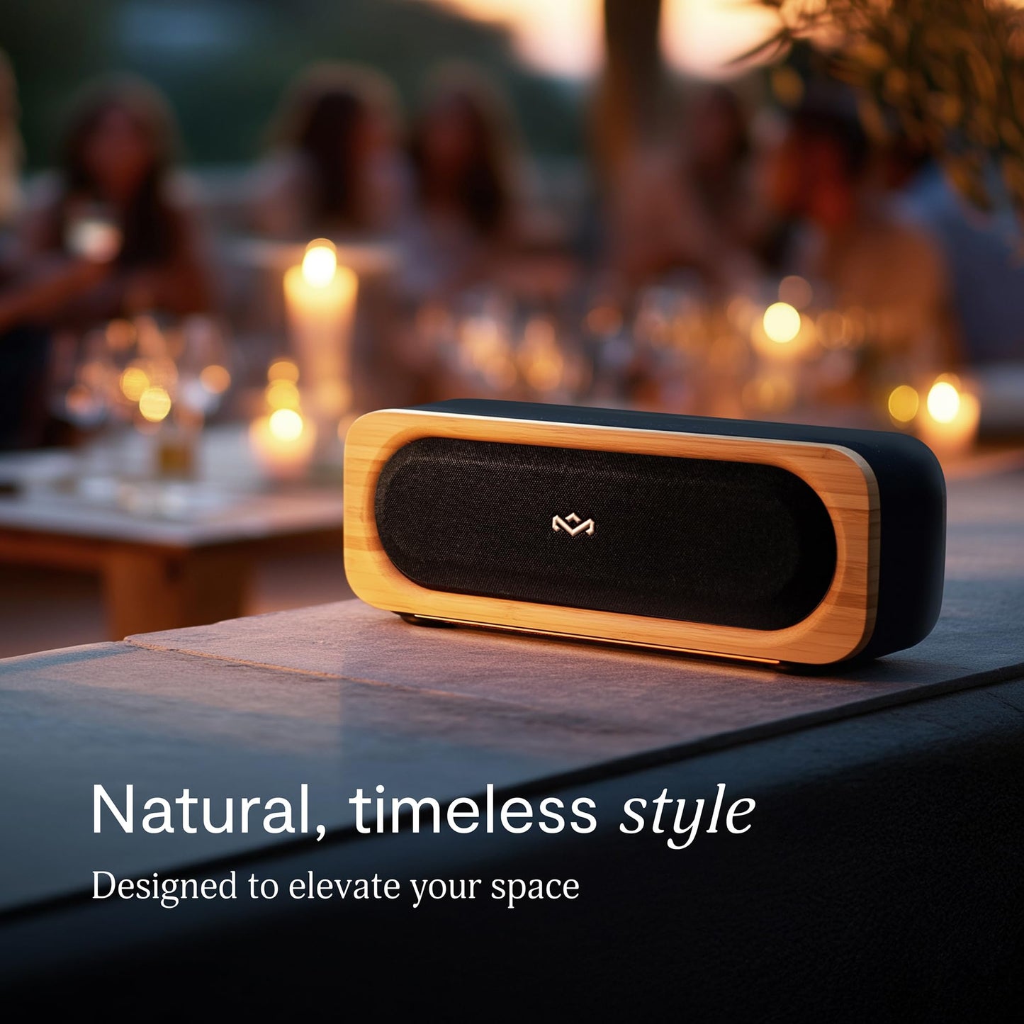 House of Marley Get Together Go Altavoz Portátil (Negro Característico / Bluetooth 6.0)