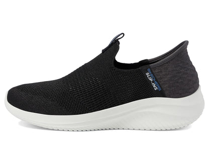 Skechers womens Hands Free Slip Ins Ultra Flex 3.0 Smooth Step Sneaker, Black