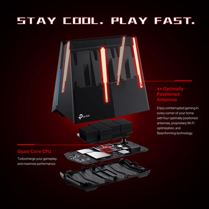 TP-Link Router Gaming Tri-Banda Wi-Fi 7 Archer GE650