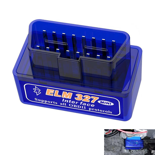yorpyep Escáner OBD2 y Herramienta de Diagnóstico Bluetooth (Azul)