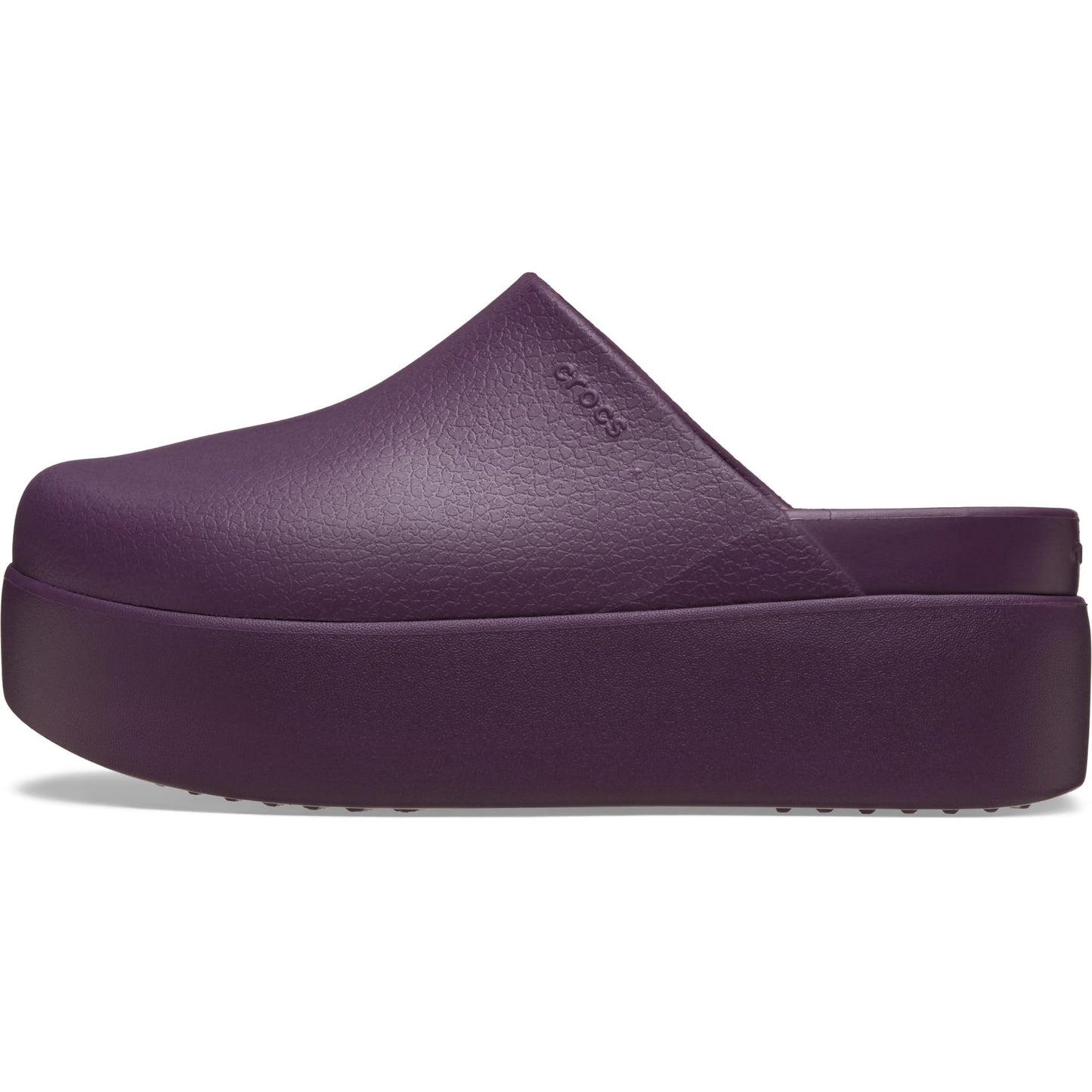 Crocs Women's Dylan Platform Clog, Mule Platform Shoes for Women, Plush Plum