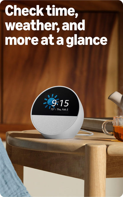 Amazon Echo Spot (Modelo Más Reciente / Black)