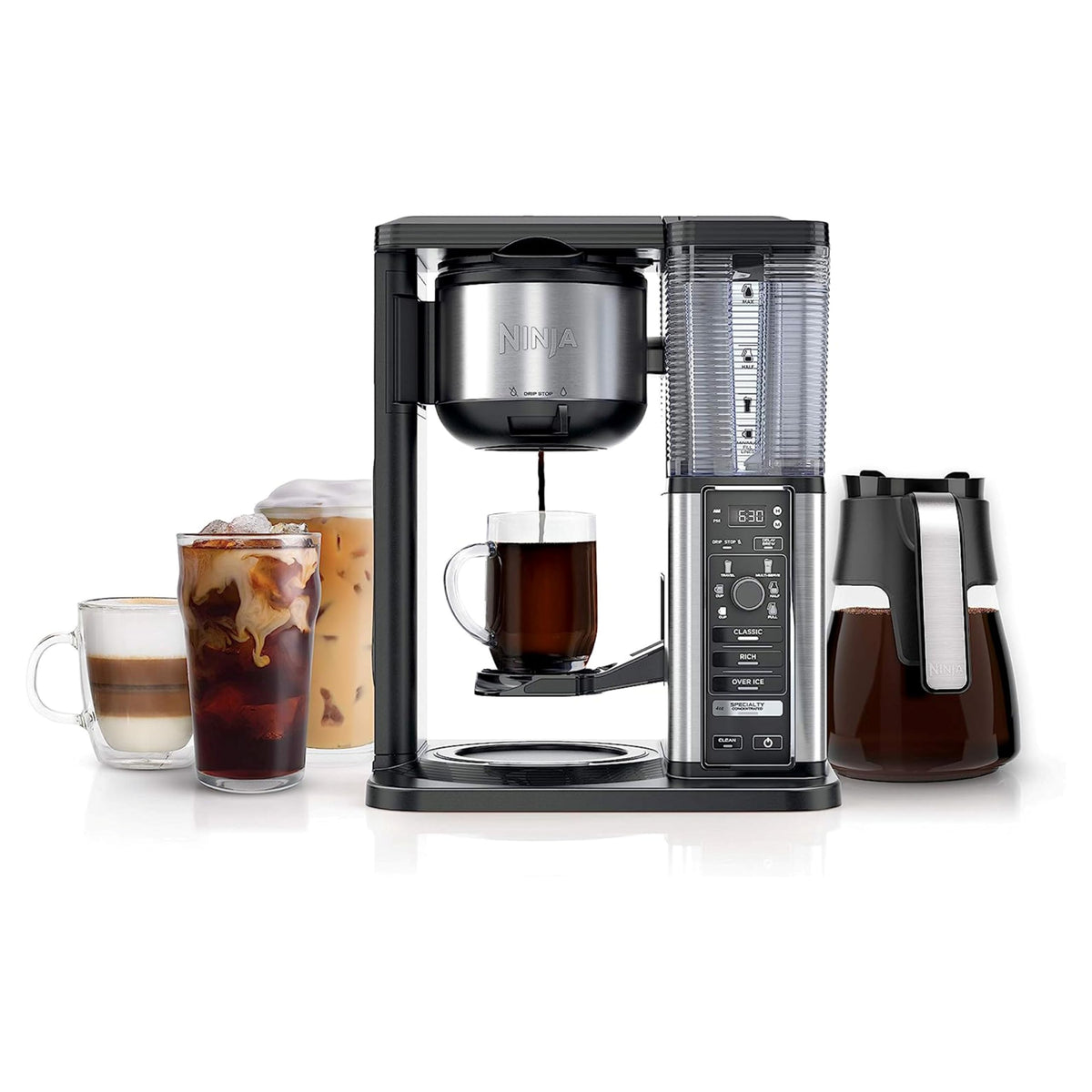 Ninja Cafetera con Espumador CM401 (10 Tazas / Black)