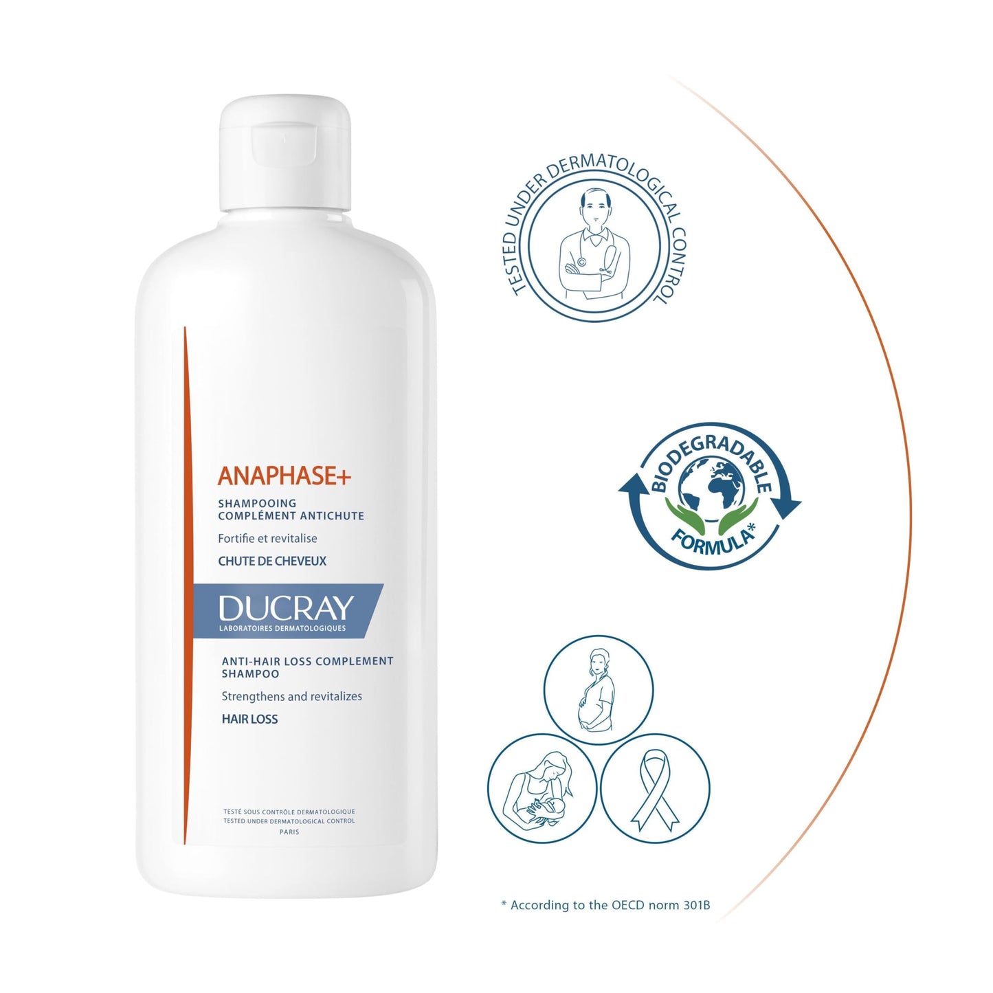Ducray Champú Anaphase+ (13.5 fl. oz.)
