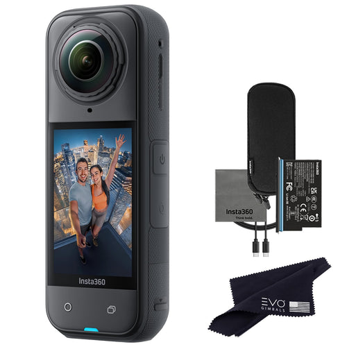 Insta360 Cámara de Acción Impermeable X5 (Sensores 1/1.28")