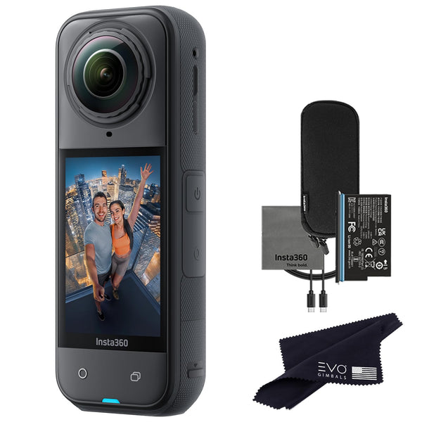 Insta360 X5 - Waterproof 360 Action Camera with 1/1.28