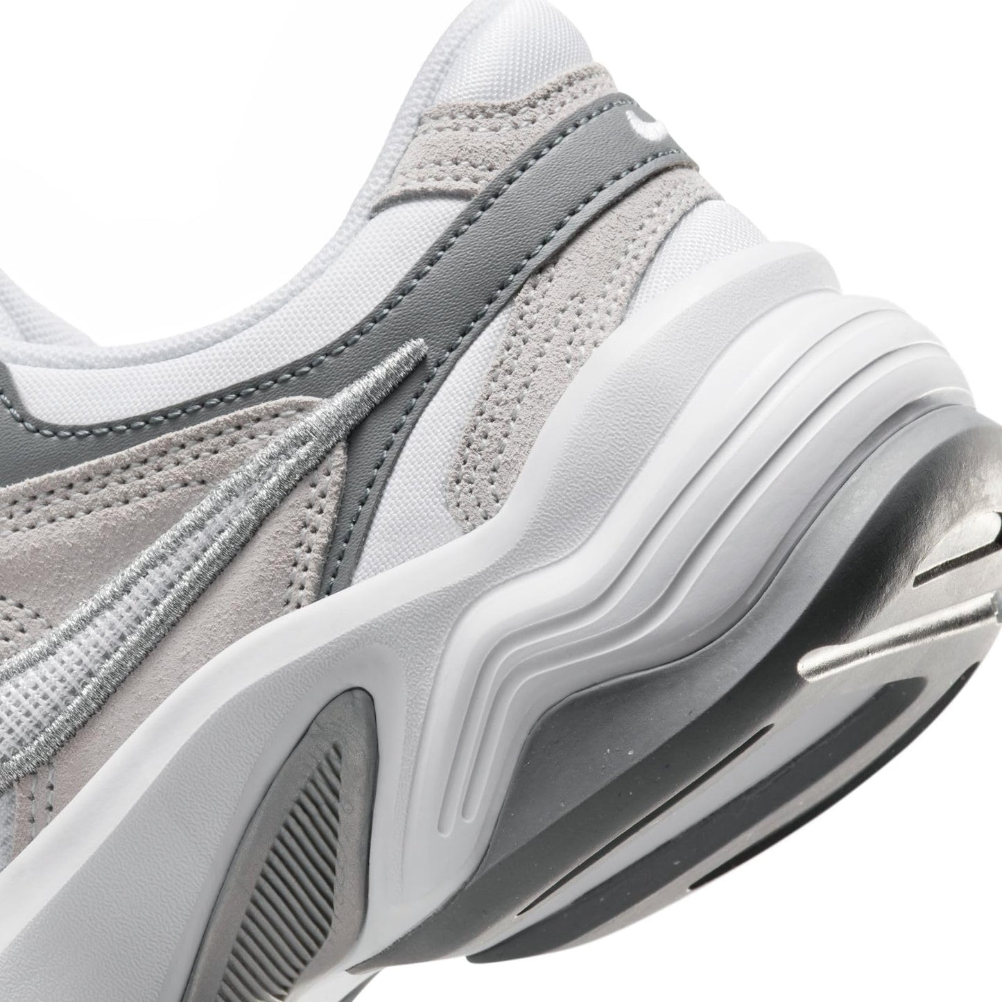 Nike Women's AL8 Shoes, White/Metallic Silver-Smoke Grey-Black