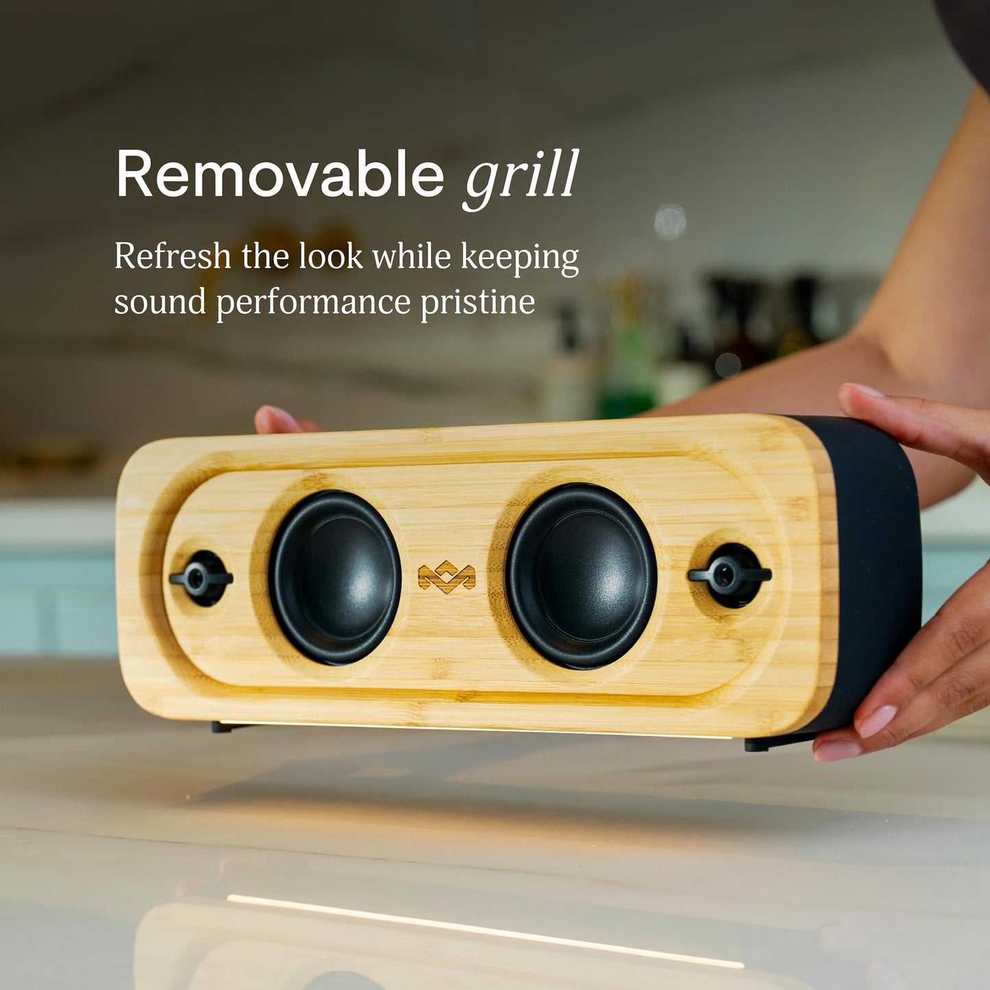 House of Marley Get Together Go Altavoz Portátil (Negro Característico / Bluetooth 6.0)