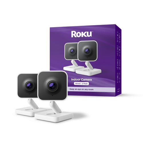 Roku Cámara de Seguridad para Interiores (Pack de 2)