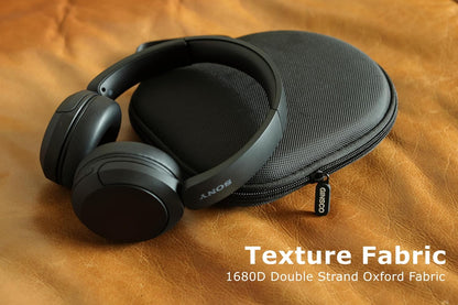 Ginsco Estuche de Viaje para Audífonos JBL y Sony (Negro)