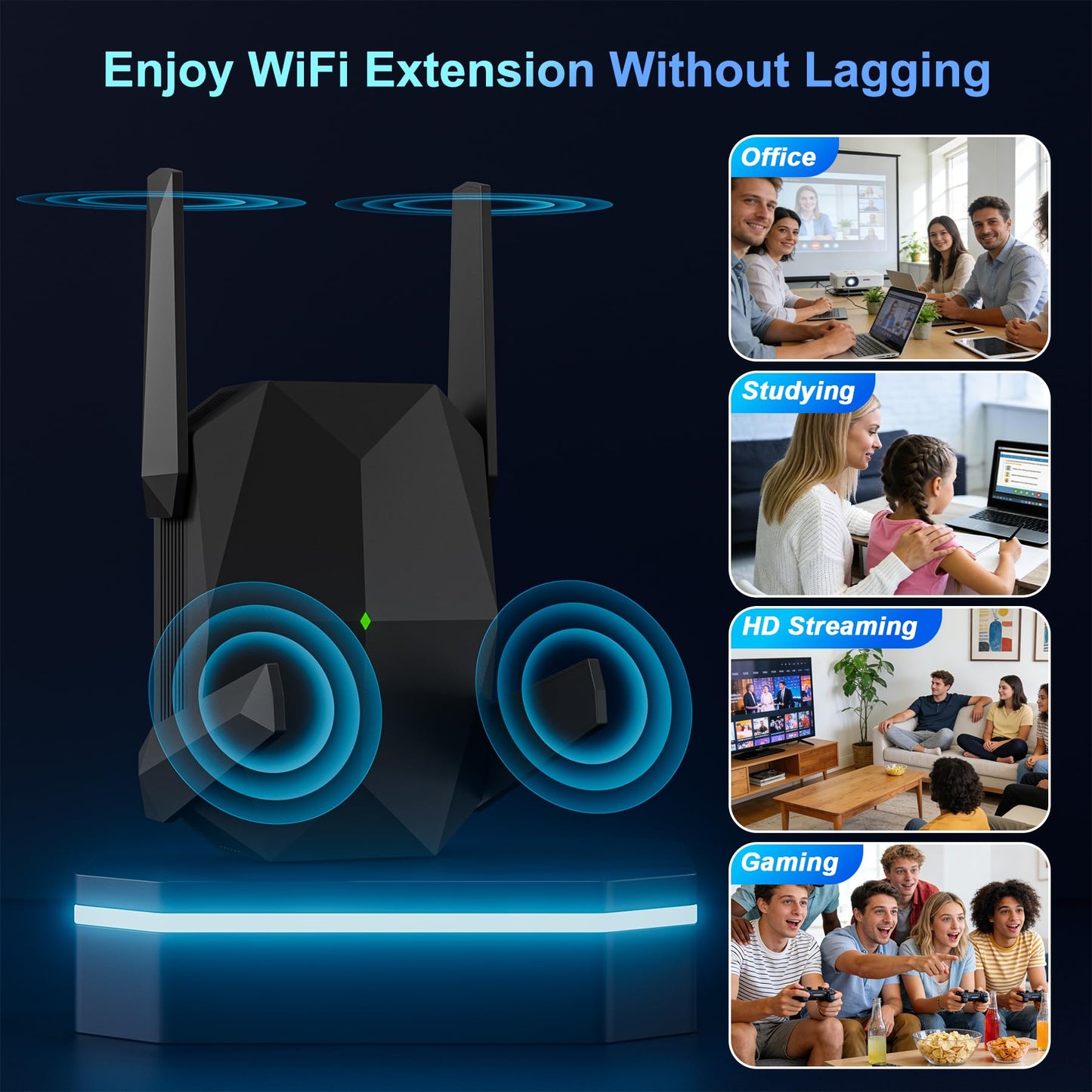 Amplificador de Señal WiFi 6 AX3000 (2026)