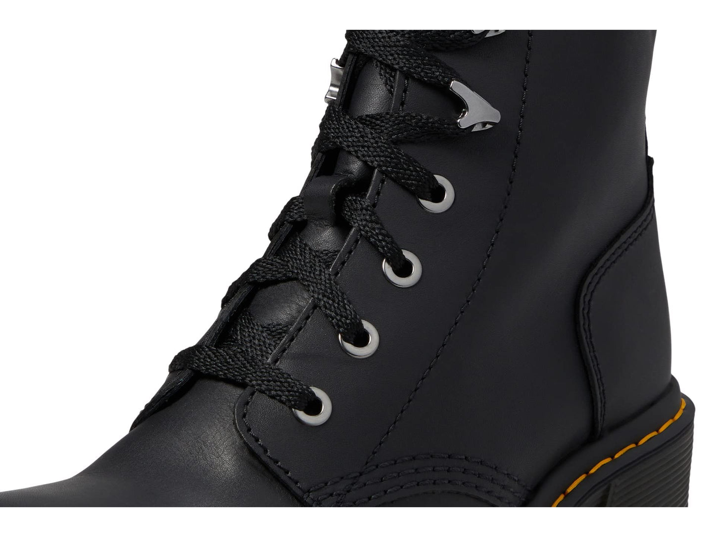 Dr. Martens Botas Jesy con 6 Lazos para Mujer (Talla 6 / Negro Sendal)