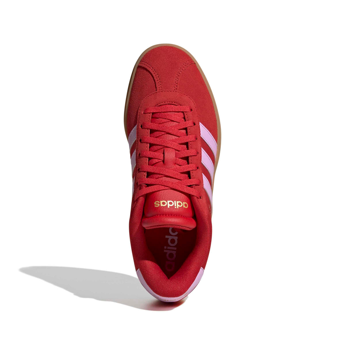 adidas Women's VL Court Bold, Better Scarlet/Bliss Lilac/Gold Metallic