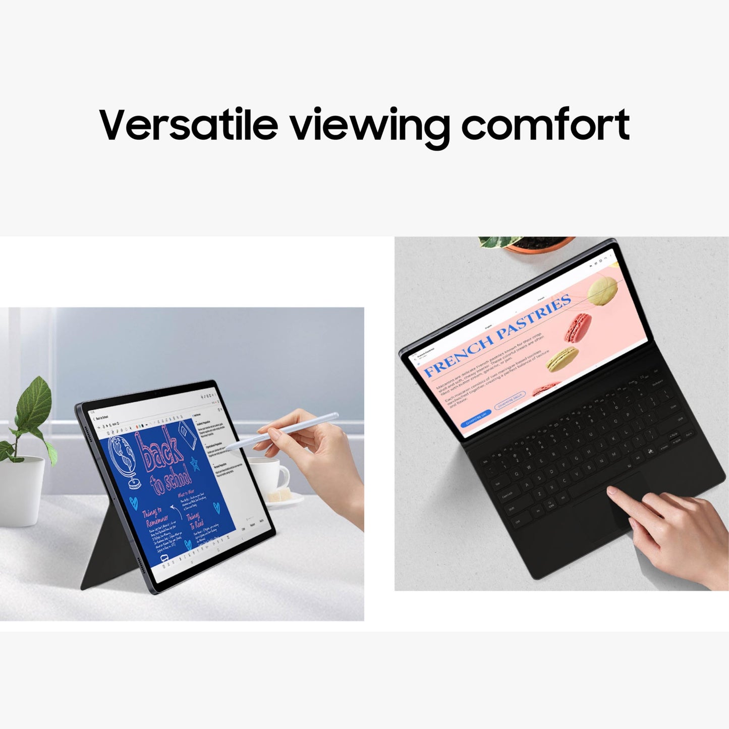 SAMSUNG Teclado Book Cover con Tecla AI para Galaxy Tab S10+ (Negro)