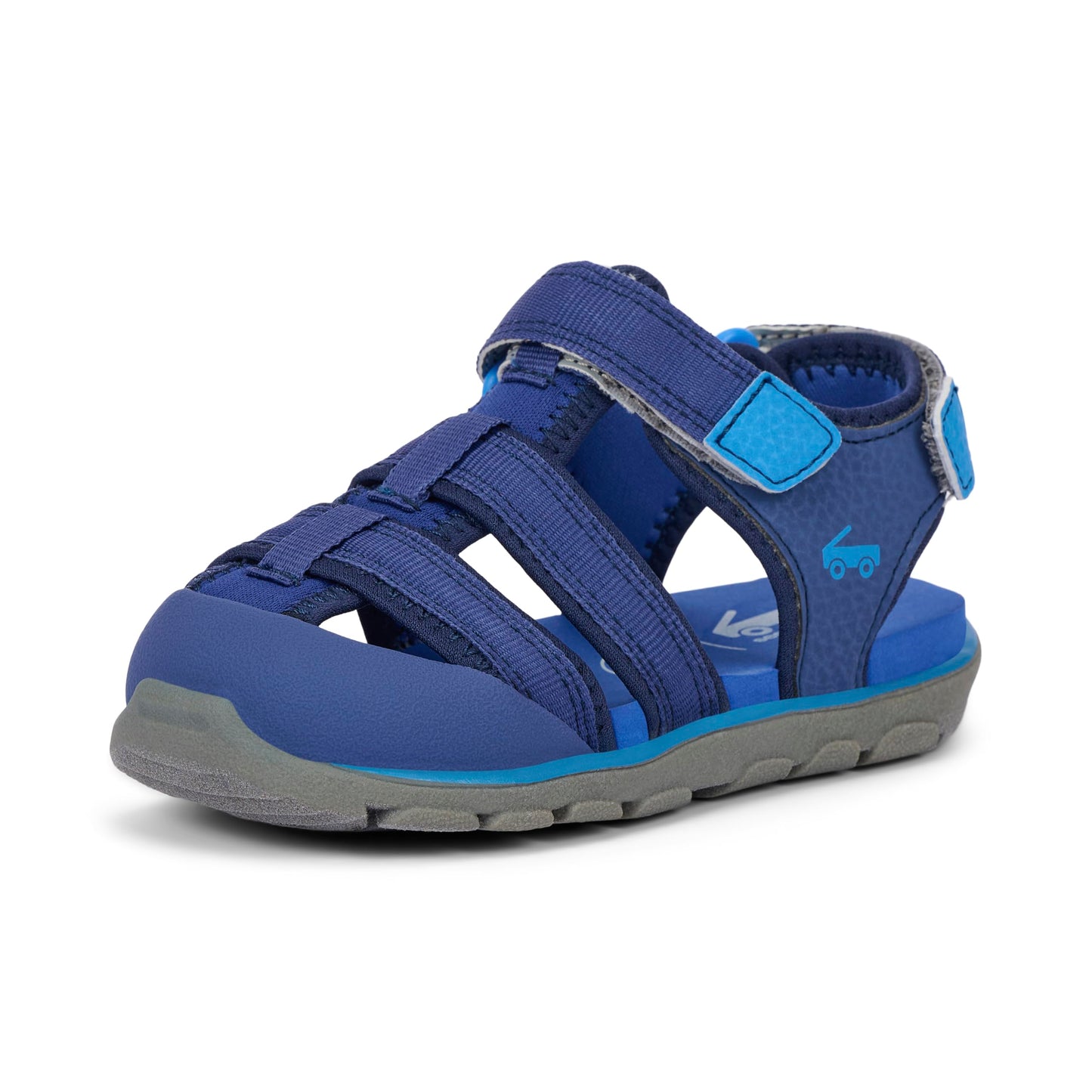 See Kai Run Wilder II - Pool & Waterpark Sandals for Little Kids - Navy