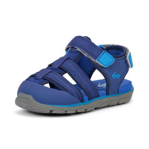See Kai Run Wilder II - Pool & Waterpark Sandals for Little Kids - Navy