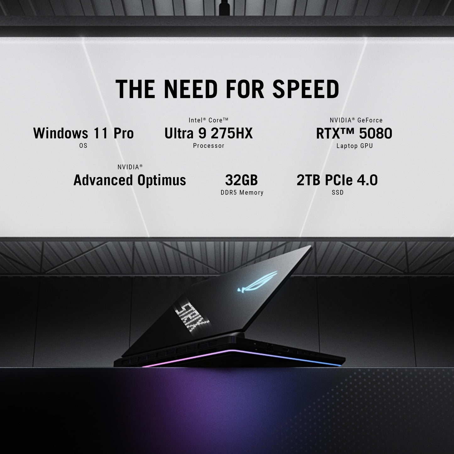 ASUS ROG Strix SCAR 16 2025 Laptop Gamer (RTX 5080 / 2TB SSD)
