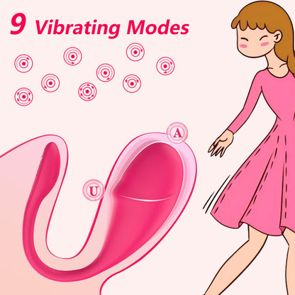 Vibrador Portátil Femenino con Control por Aplicación