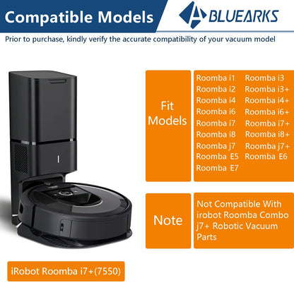 Bluearks Kit de Accesorios y Piezas para Robot Aspirador Roomba (16 Piezas)