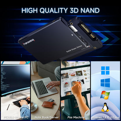 fanxiang 512GB SATA SSD 2.5'' SSD SATA III 6 Gb/s Internal Solid State Drive Up to 560 MB/s 3D NAND SLC Cache for Laptop and PC Desktop Performance Boost 7mm(0.28″) S101Q