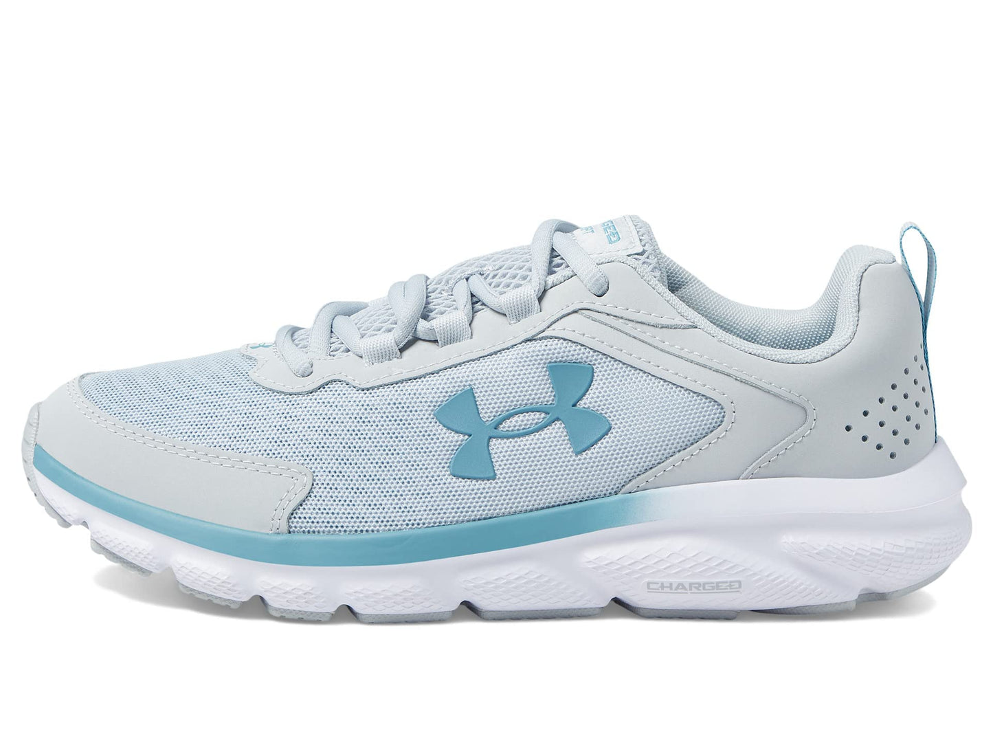Under Armour Women's Charged Assert 9, (120) Halo Gray/Halo Gray/Still Water, US