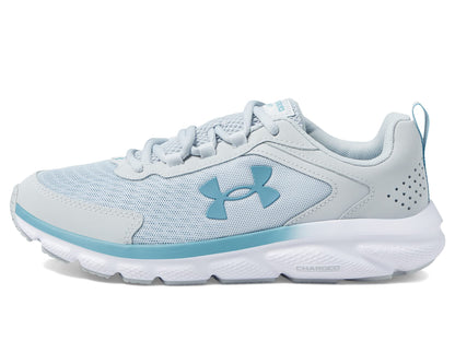 Under Armour Women's Charged Assert 9, (120) Halo Gray/Halo Gray/Still Water, US