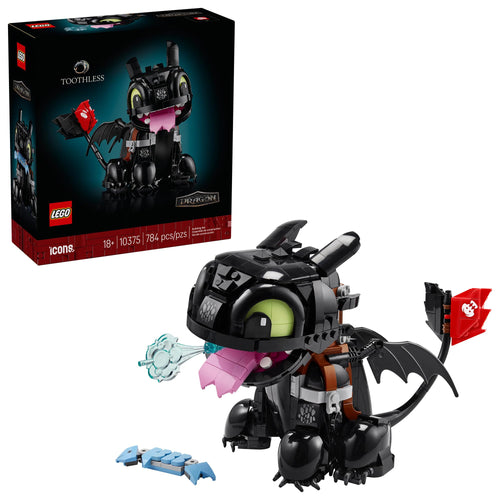 LEGO Set de Construcción Icons Toothless (How to Train Your Dragon)