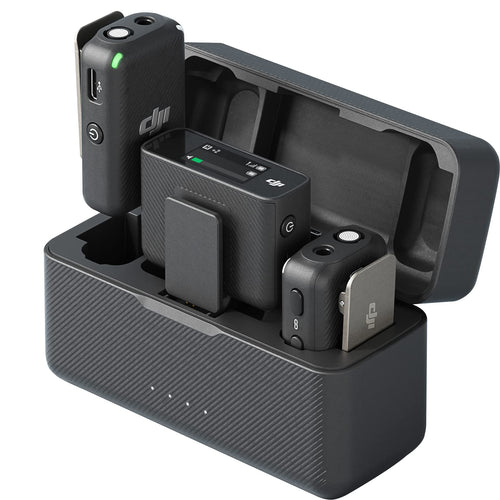 DJI Micrófono Lavalier Inalámbrico Mic (2 TX + 1 RX / Negro)