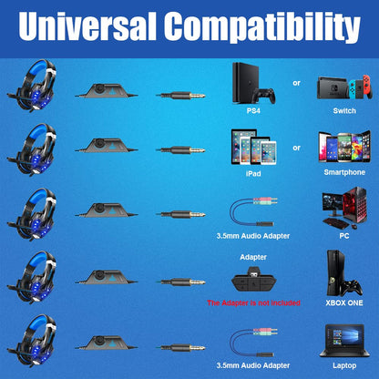 BENGOO Auriculares Estéreo para Juegos G9000