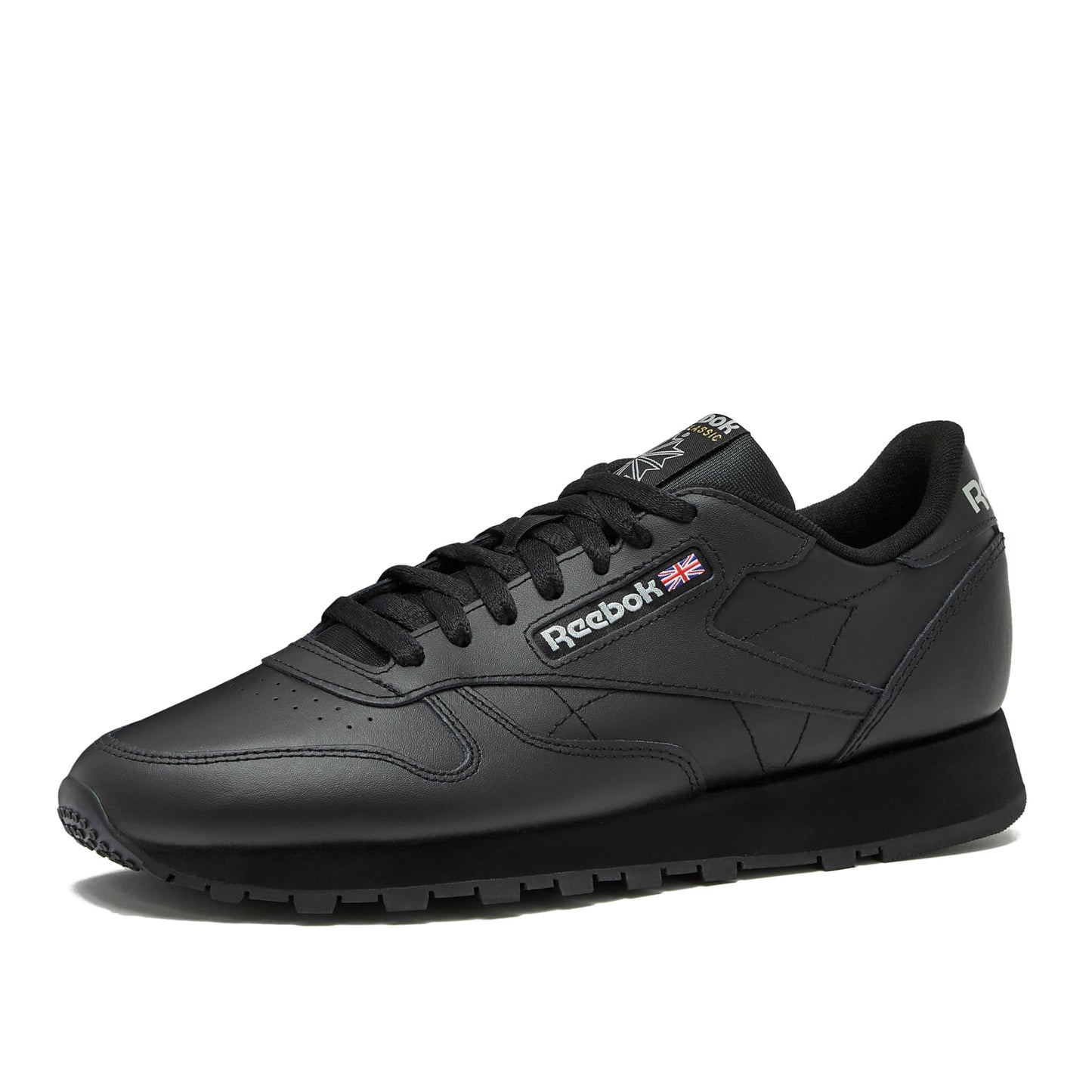 Reebok Classic Leather Sneakers for Men, Casual Tennis Mens Shoes, Core Black/Core Black/Pure Grey5