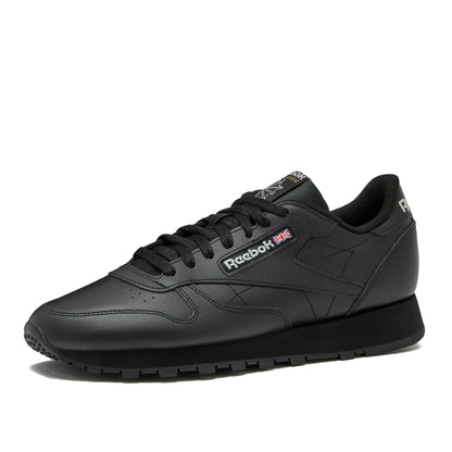 Reebok Classic Leather Sneakers for Men, Casual Tennis Mens Shoes, Core Black/Core Black/Pure Grey5